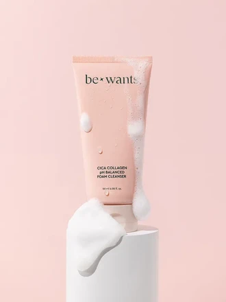 bewants cica collagen foam cleanser