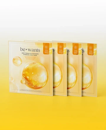 bewants Deep Toning glutathione hydrgel jelly mask 4ea/box
