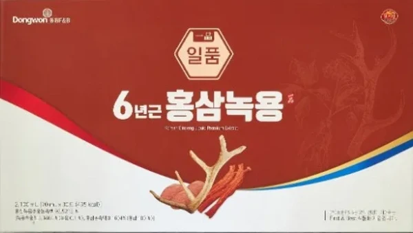 6-year-old Red Ginseng & Deer Antler 70ml × 30 pouches