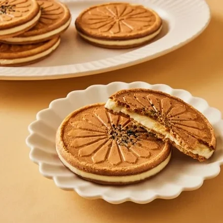 ORGA Baked Korean Rice Crackers Gift Set (Seaweed 6pcs + Black Sesame 6pcs + Peanut 6pcs), 432g, Set of 2