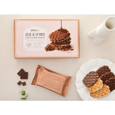 Gomgom Chocolate Waffles, 192g, Pack of 2