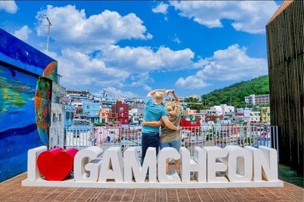 West Busan Hotspots Day Tour | Taejongdae + Huinnyeoul Culture Village + Gamcheon Culture Village + Songdo Skywalk | Busan Departure
