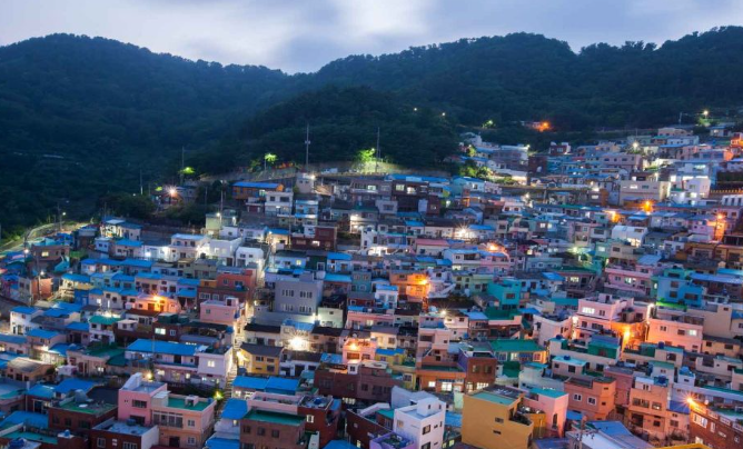 Busan Beach Train + Haedong Yonggungsa Temple + Songjeong Beach + Songdo Skywalk + Gamcheon Culture Village Day Tour | Busan Departure